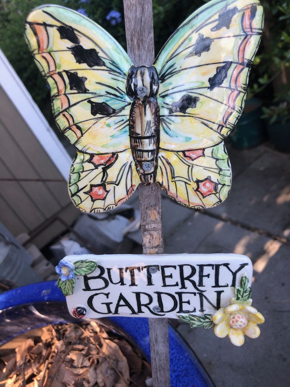 Butterfly Garden sign