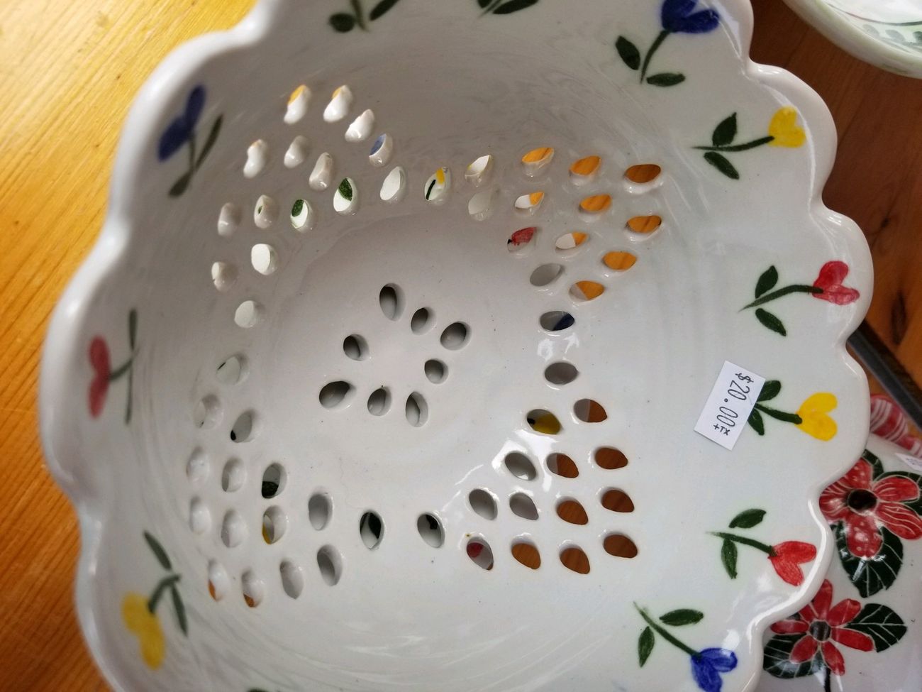 Heart colander