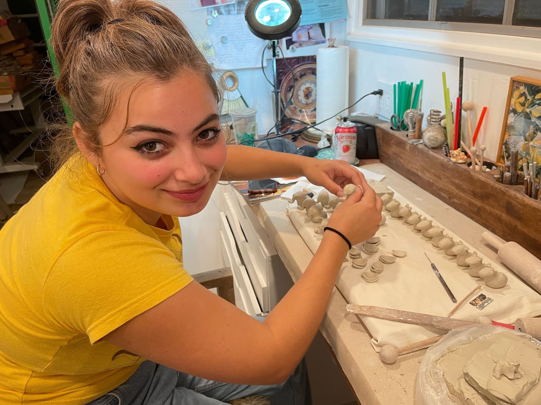 Kate at work