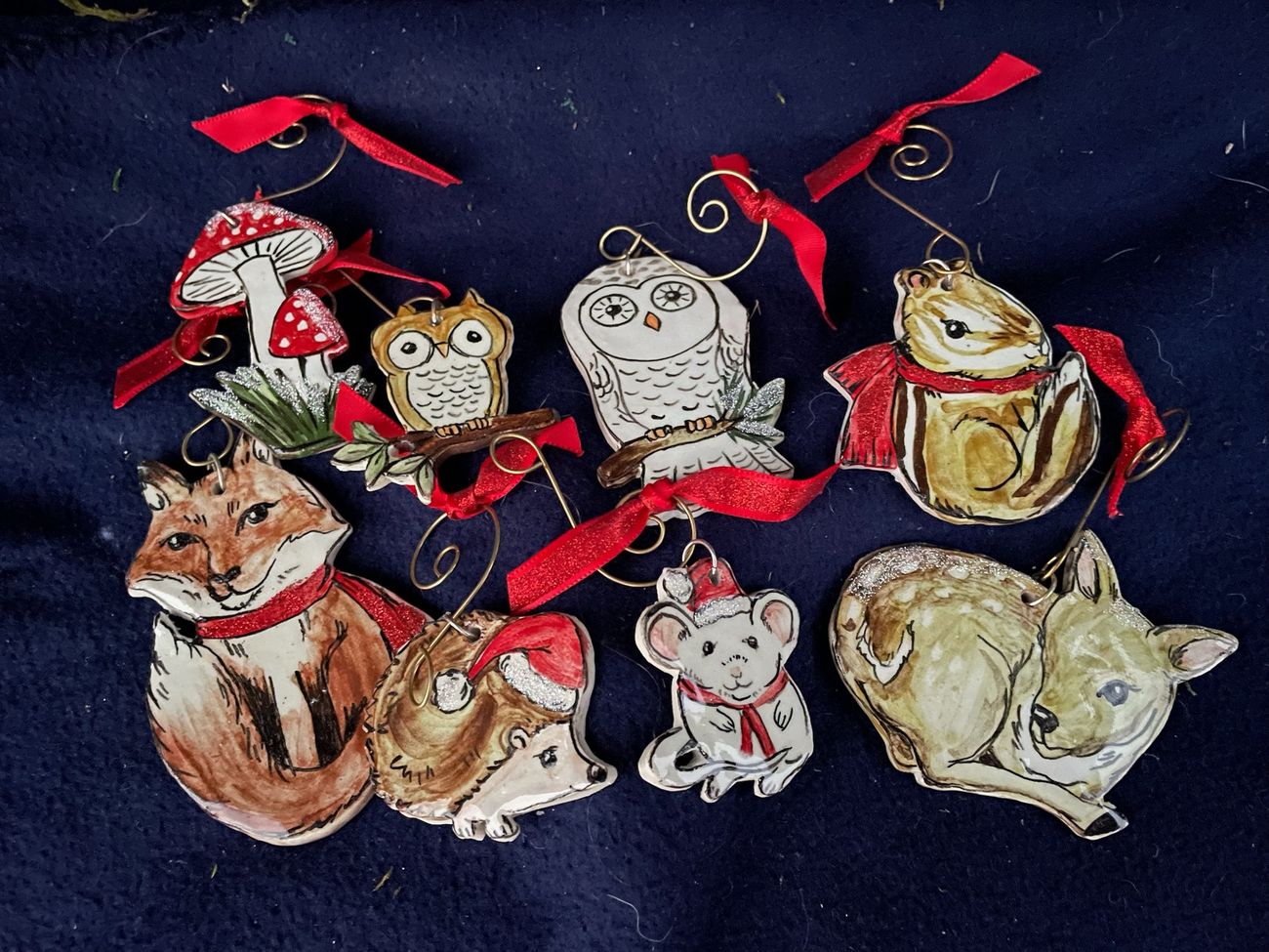 Woodland ornaments