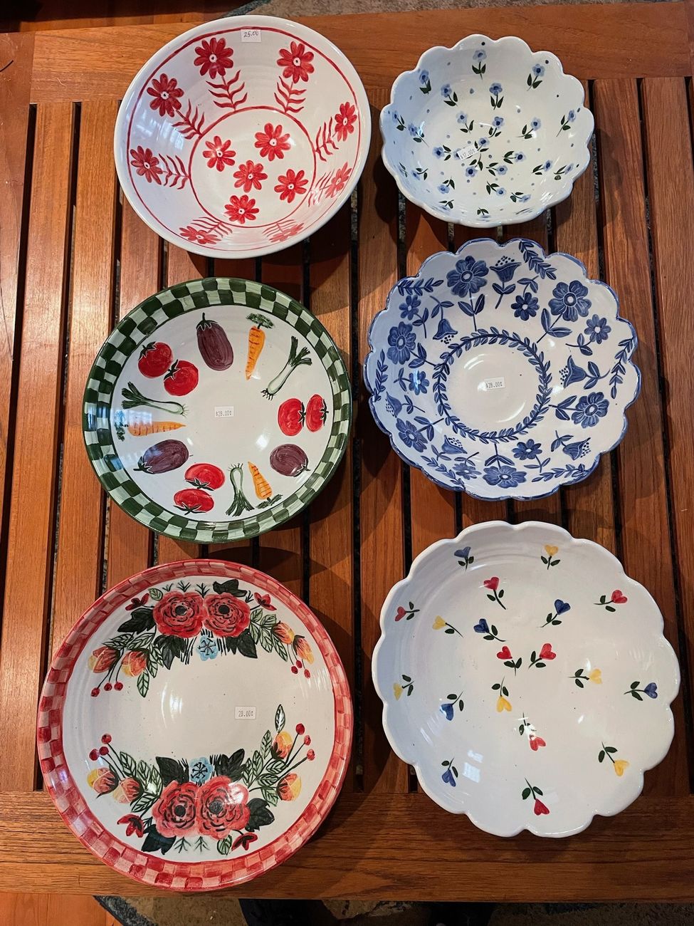 Painted bowls