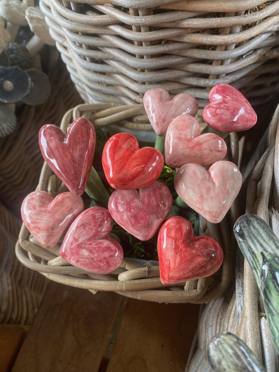 Pink hearts