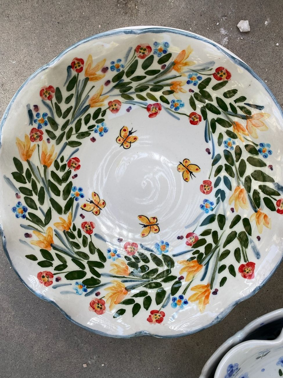 Wreath platter