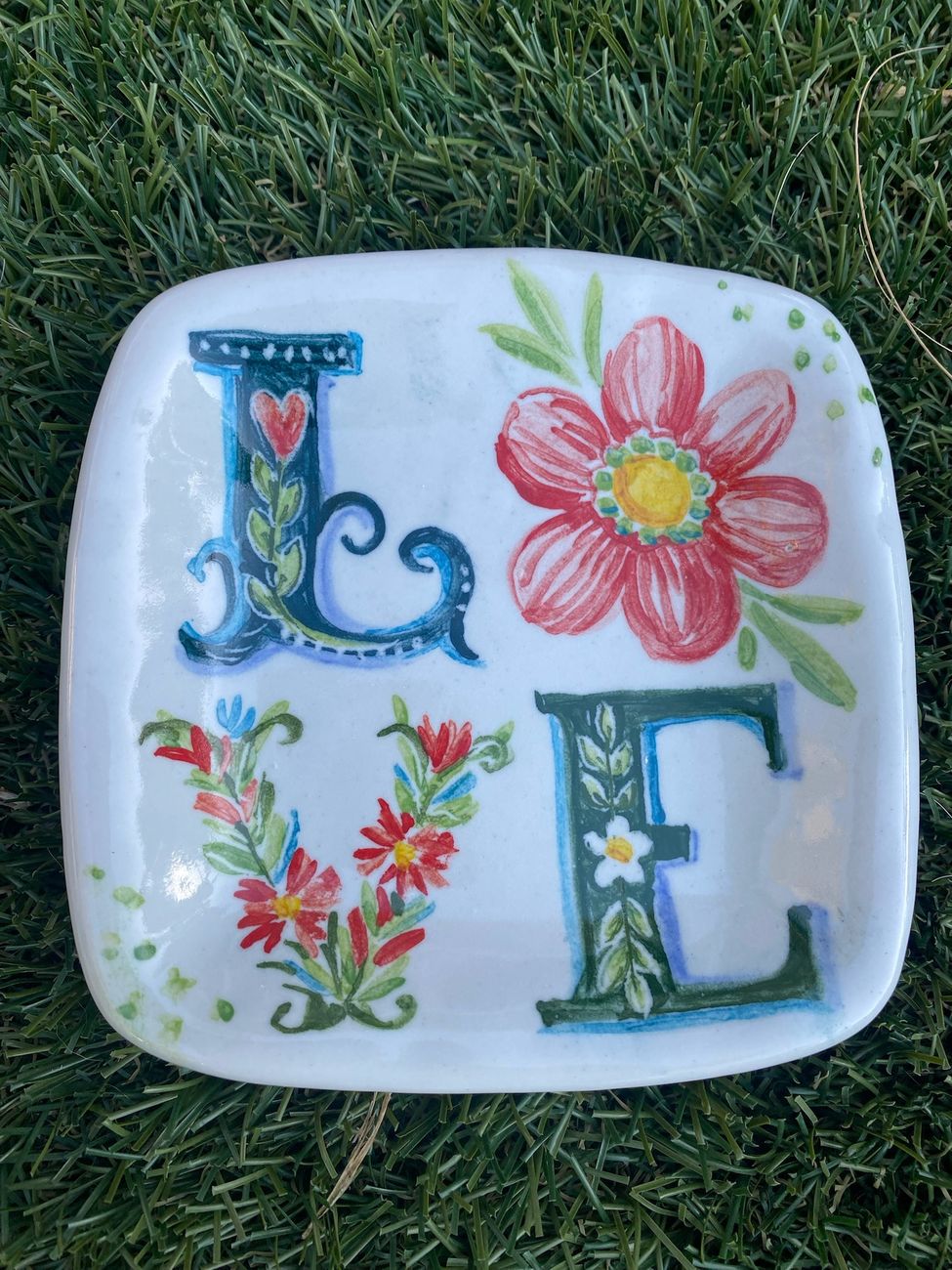 LOVE plate