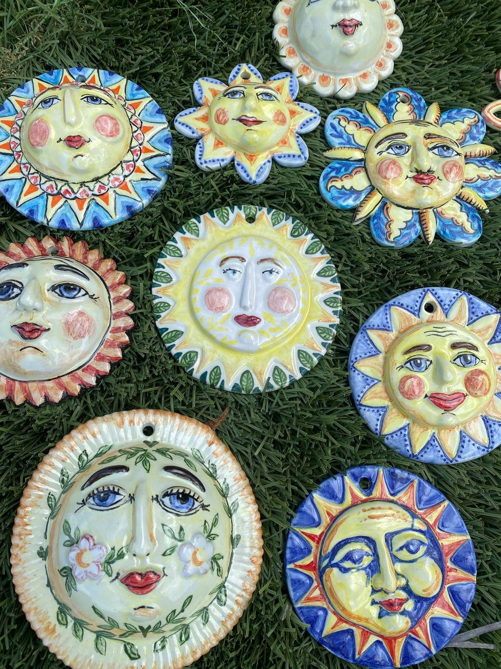 Sun faces